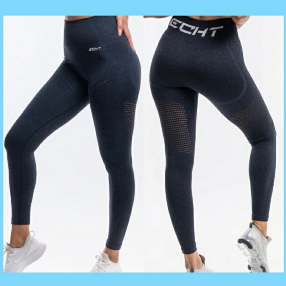 ECHT Womens' Arise Series Navy Blue leggings size M